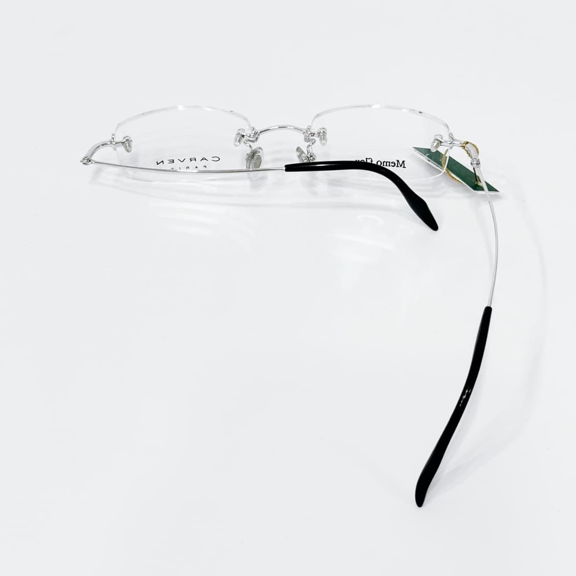 CARVEN 실버 무테 데드스탁 빈티지안경 상품이미지3