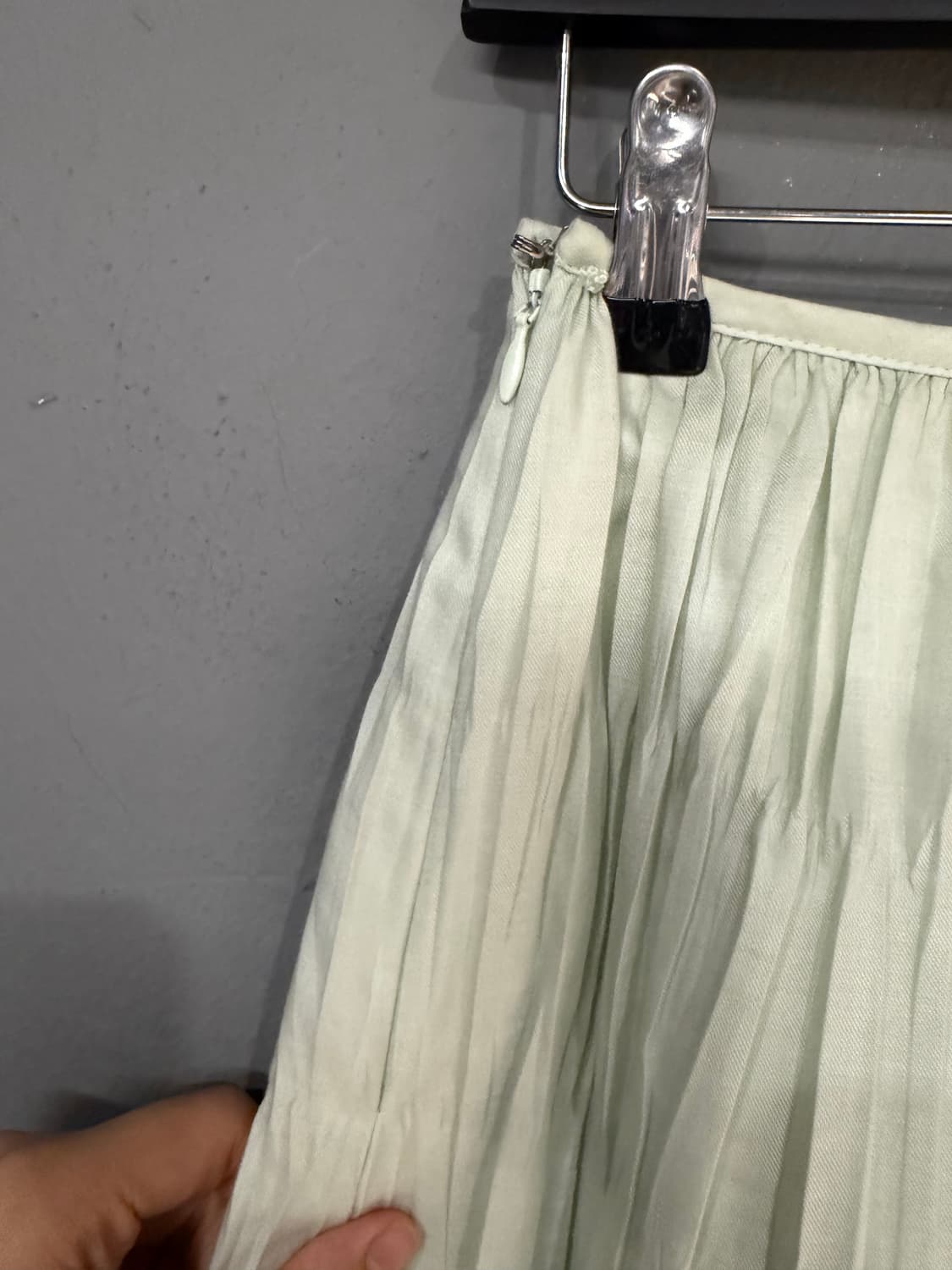 KUMIKYOKU apple mint pleats detail sk 상품이미지8