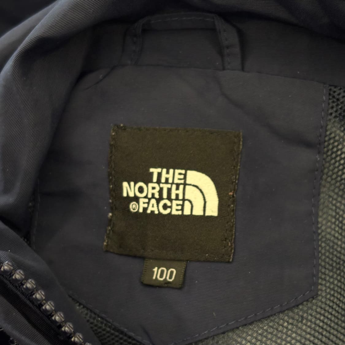 100 노스페이스 암포켓 네이비 바람막이 상품이미지4