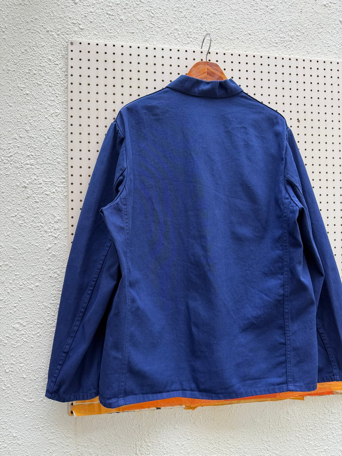 80s GERMAN BLUE DENIM UTILITY 데님 프렌치워크자켓 상품이미지9