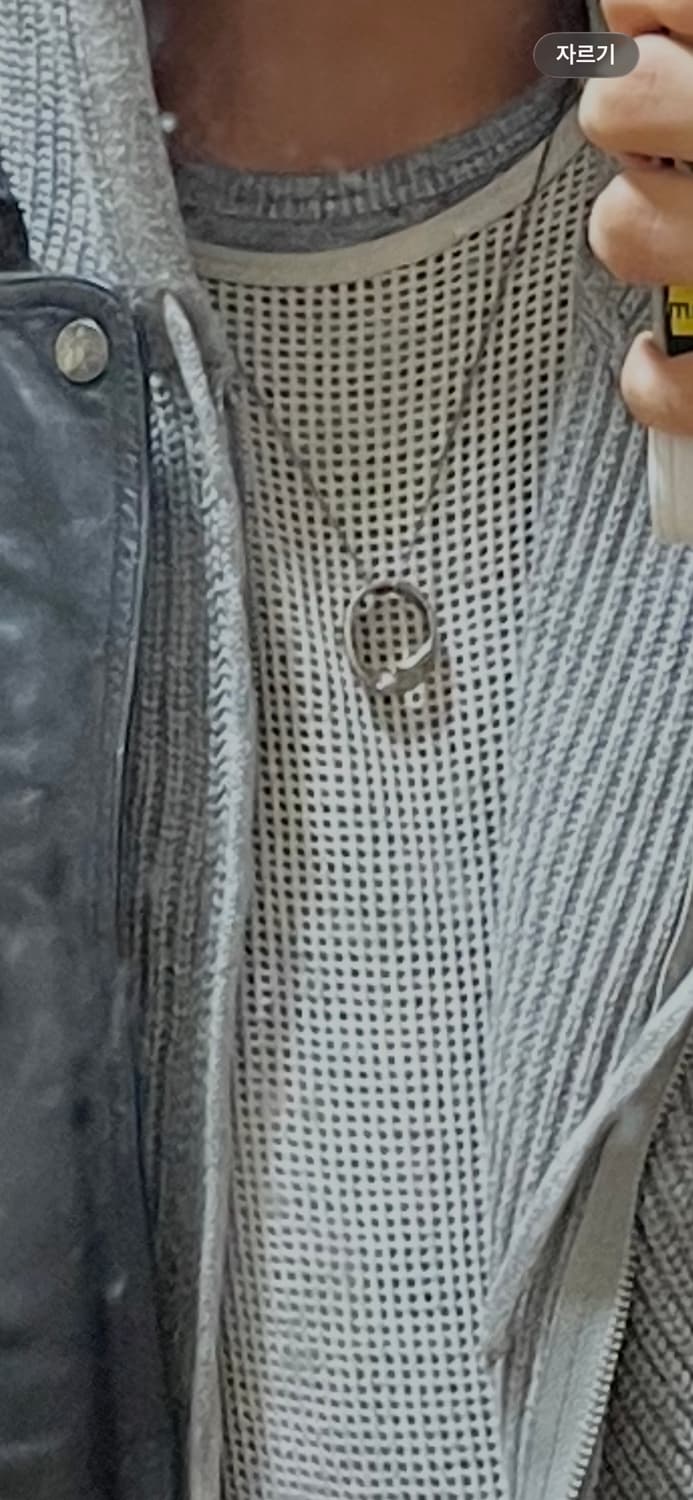 Margiela Twisted Number Ring Necklace 상품이미지3