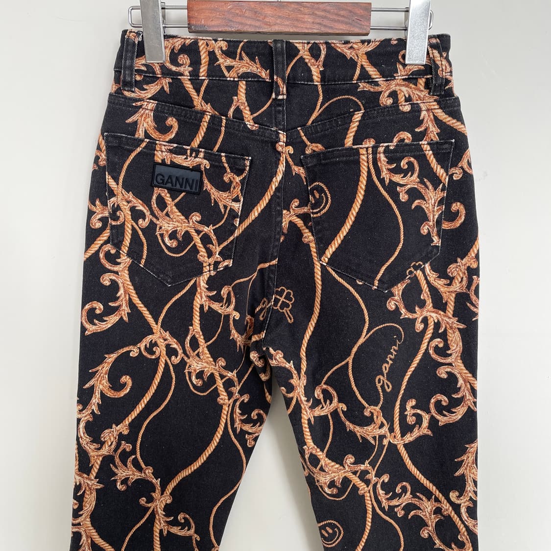 가니 바로크 프린트 데님 팬츠 바지 상품이미지6