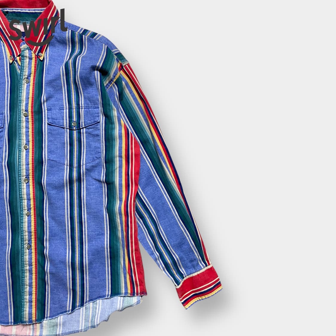 🌊90s wrangler multi color shirts 상품이미지2