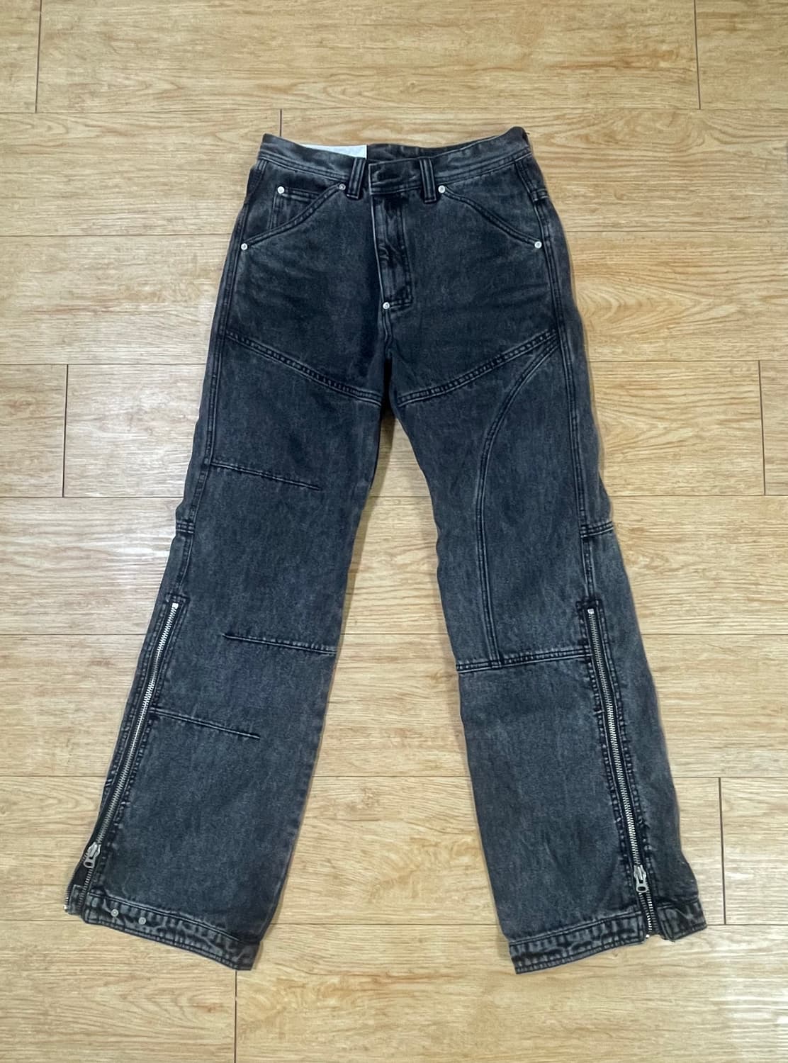 엔더슨벨 블리치 워시드 지퍼 진 상품이미지1