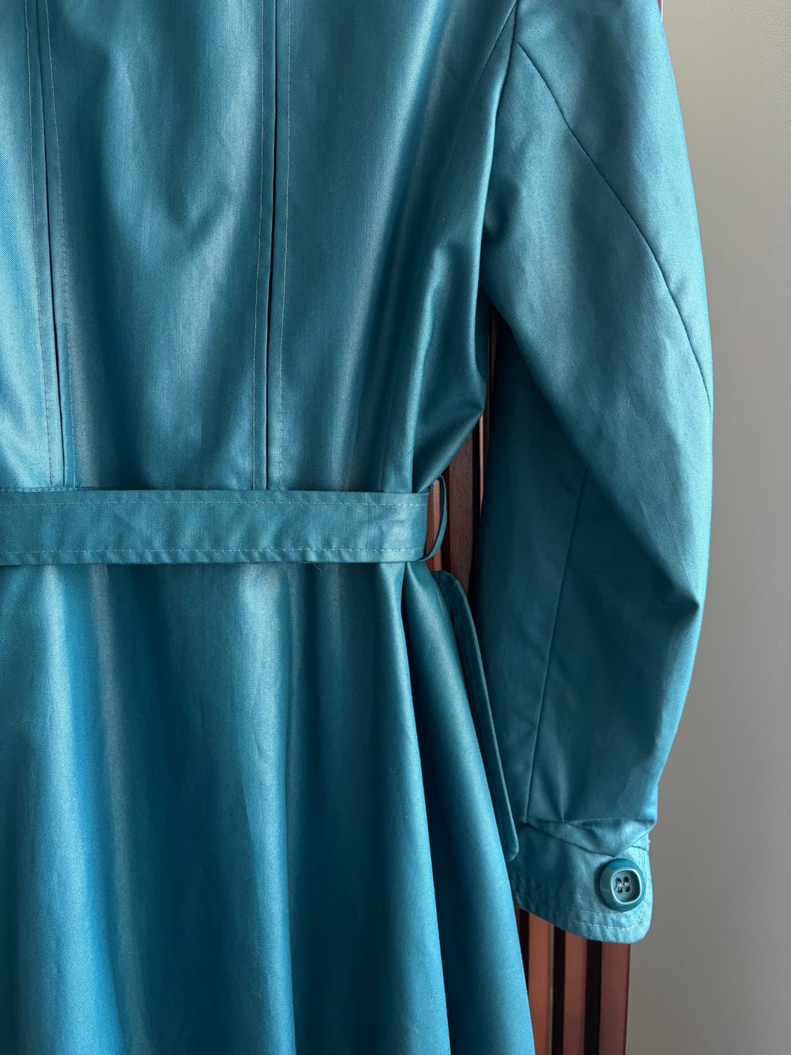 블루 트렌치 코트 상품이미지4