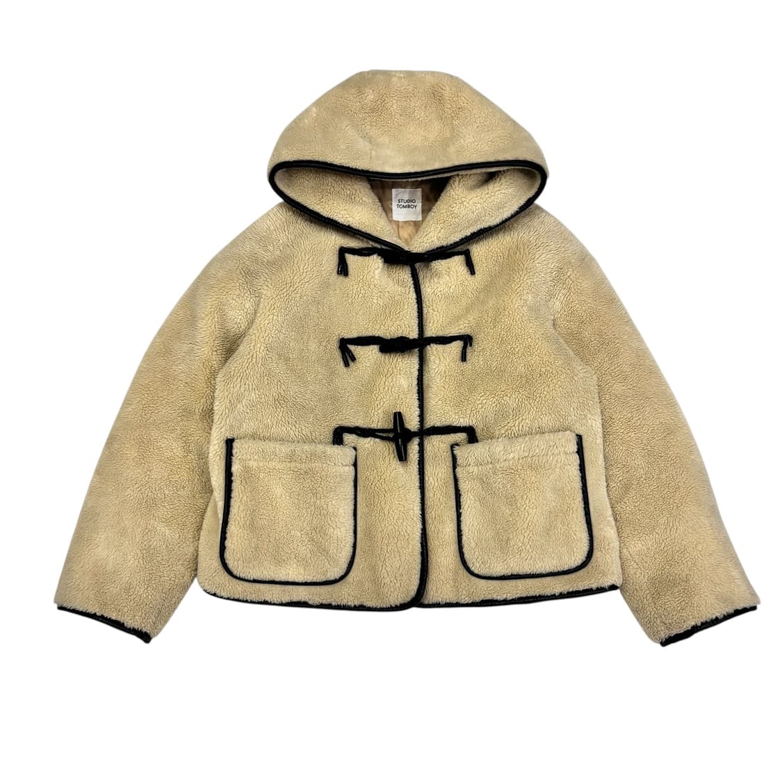 스튜디오톰보이 토글후드 덤블링무스탕 상품이미지1