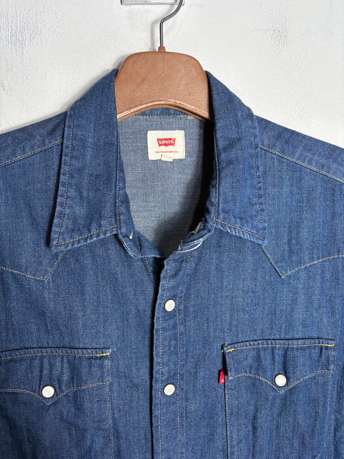 리바이스 진청 데님 웨스턴  셔츠 상품이미지3