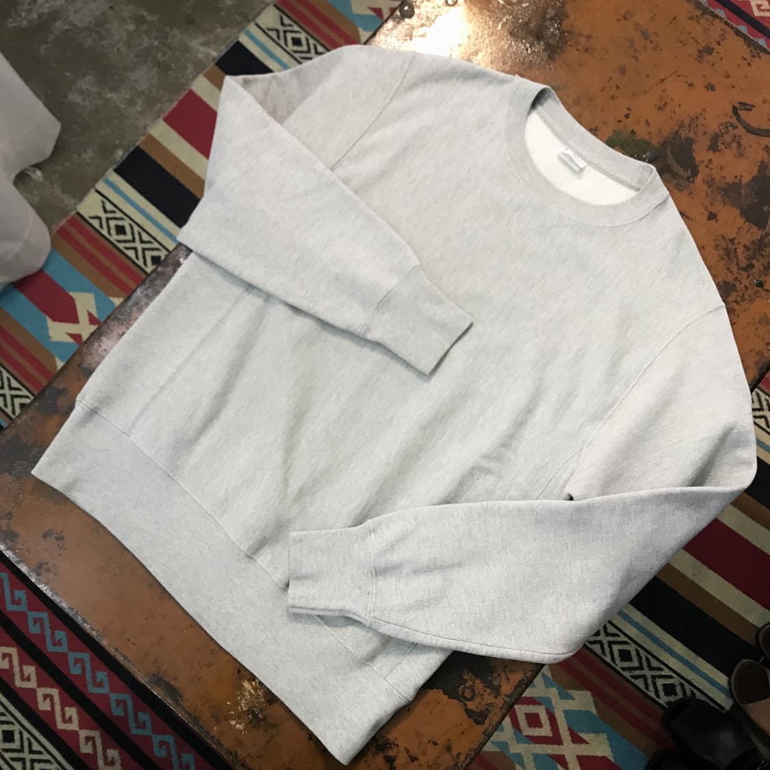 챔피온 리버스위브 그레이 기모 맨투맨 남성 102 105 여성 프리사이즈 상품이미지2