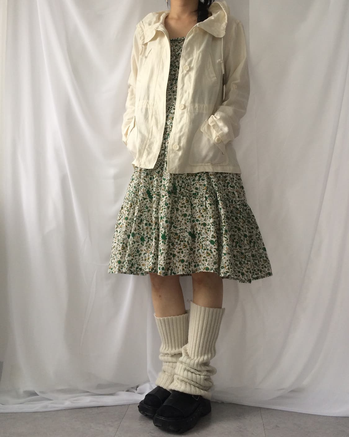 High neck hood jacket 상품이미지1