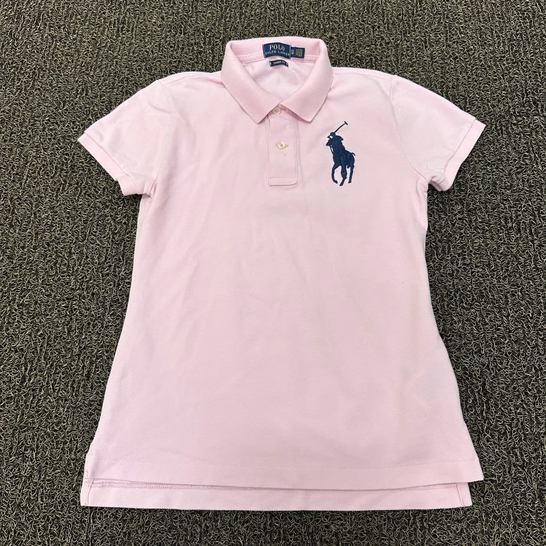 POLO 폴로 랄프로렌 빅포니 카라티 여성 반팔티셔츠 핑크 XS 상품이미지1