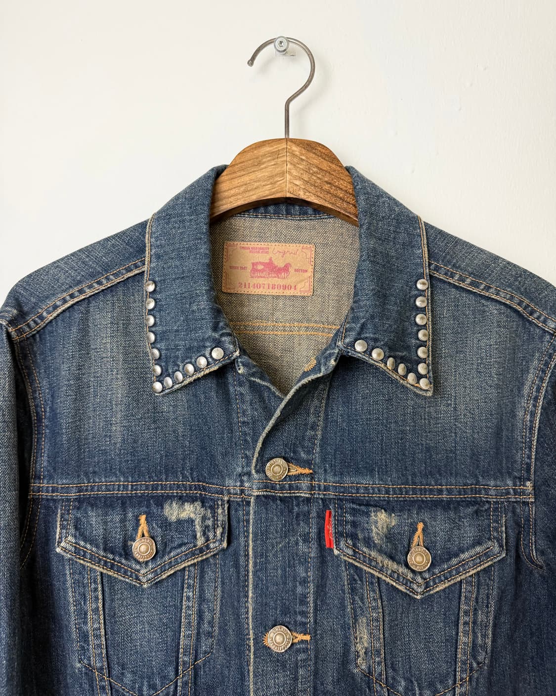 Ungrid 스터드 데님 자켓 상품이미지2