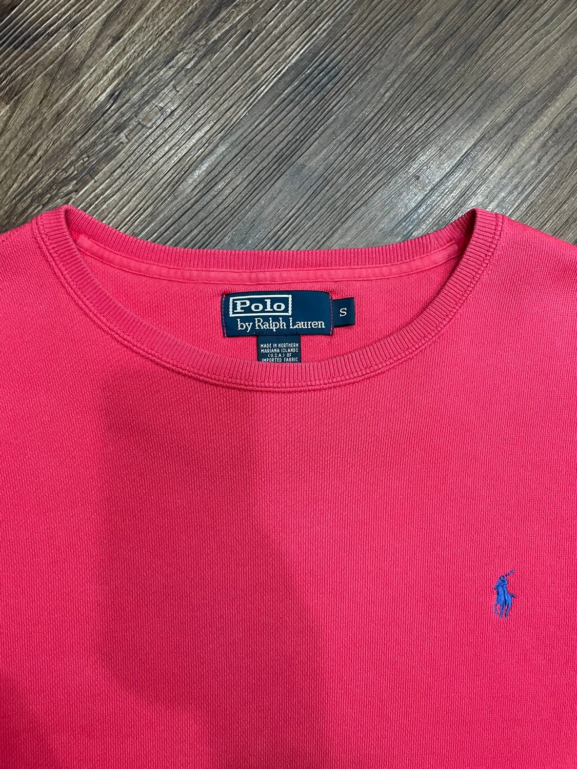 폴로 랄프로렌 USA 핑크 스웻셔츠 맨투맨 상품이미지1