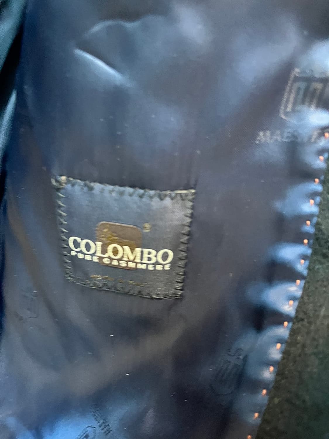 105) 마에스트로 콜롬보 캐시미어100% 코트  상품이미지9