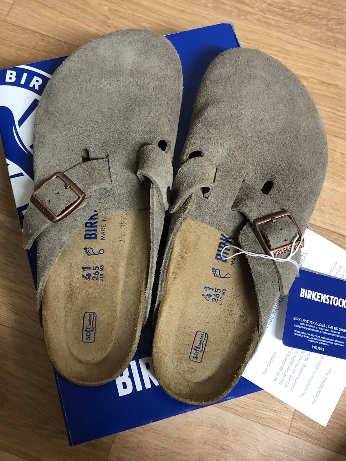 버켄스탁 보스턴 타우페 41 상품이미지1