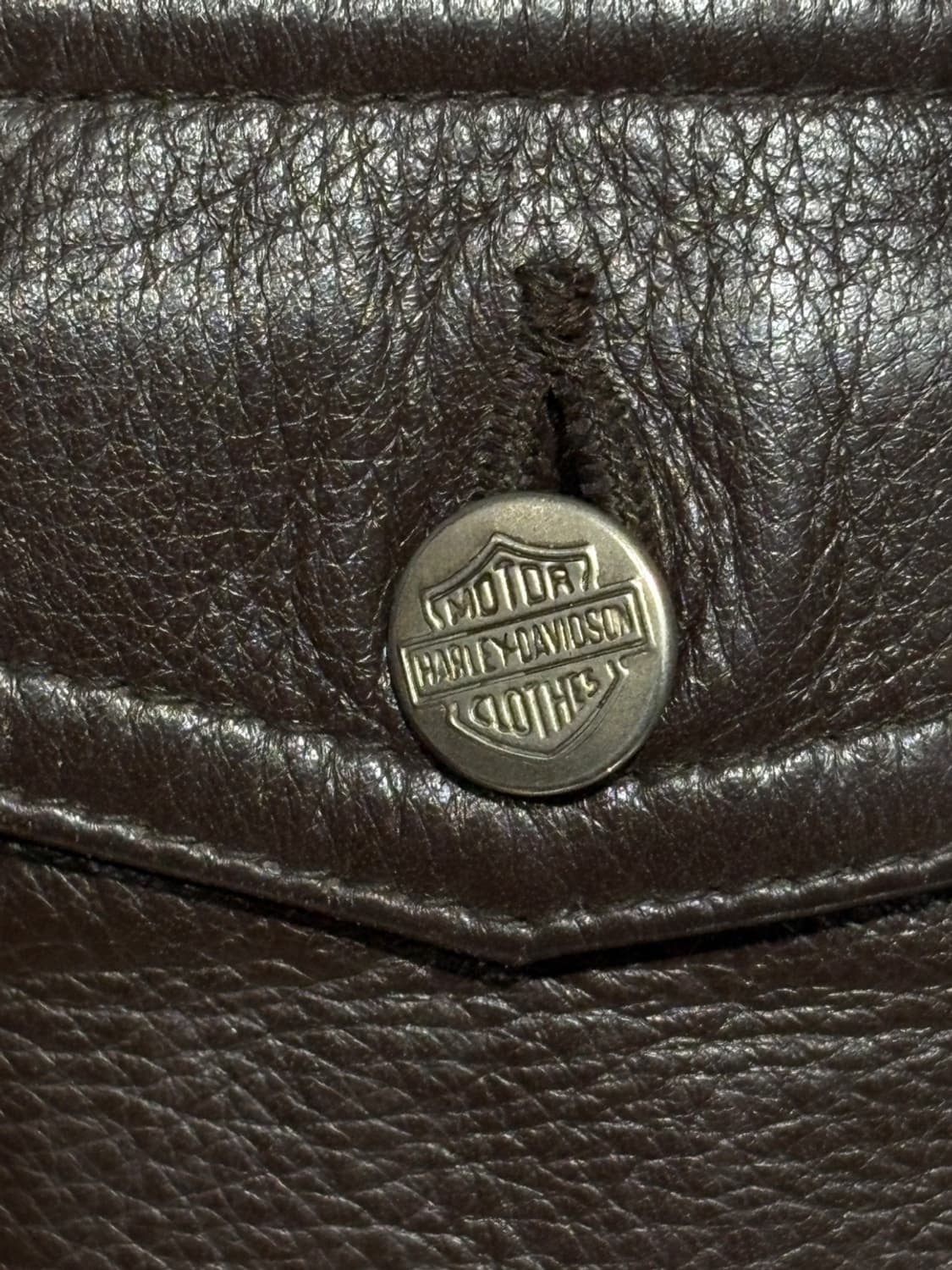 90's 할리데이비슨 2nd 트러커 가죽자켓  상품이미지6
