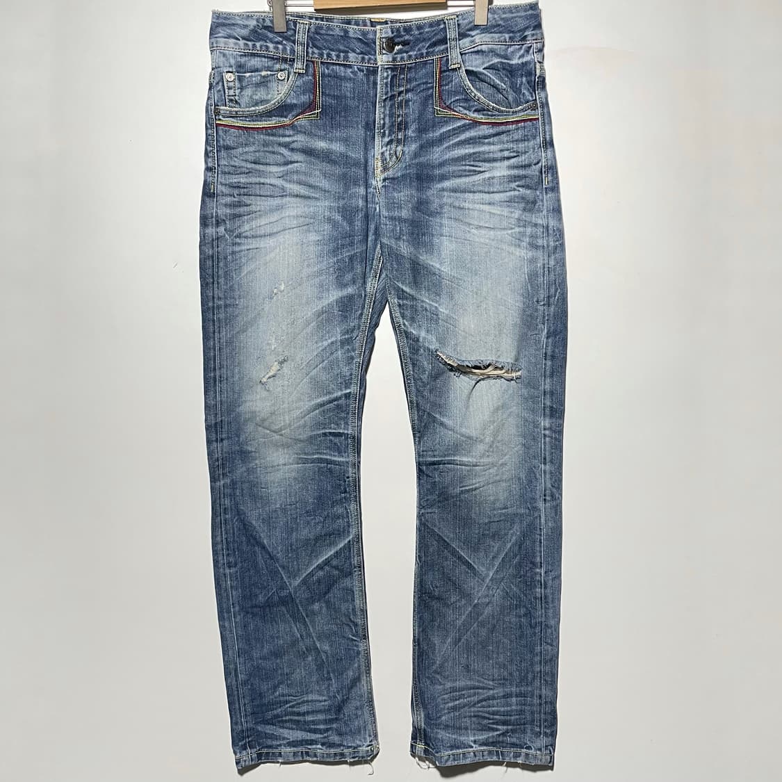 EVISU 에비수 청바지 레드 갈매기 데님팬츠 상품이미지4