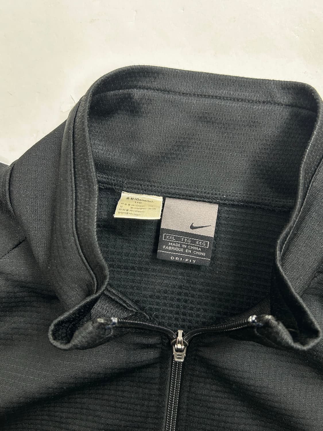 나이키 블랙 그레이 파이핑 트랙탑 져지 2XL 상품이미지5