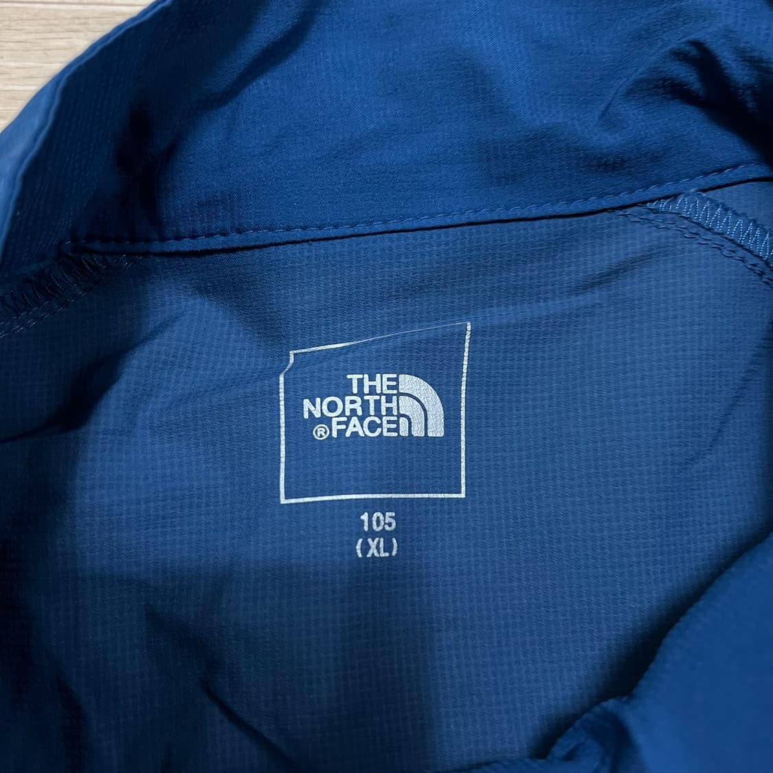 노스페이스 하프돔 로고 바람막이 집업자켓 [톤다운 블루] XL/105 상품이미지5
