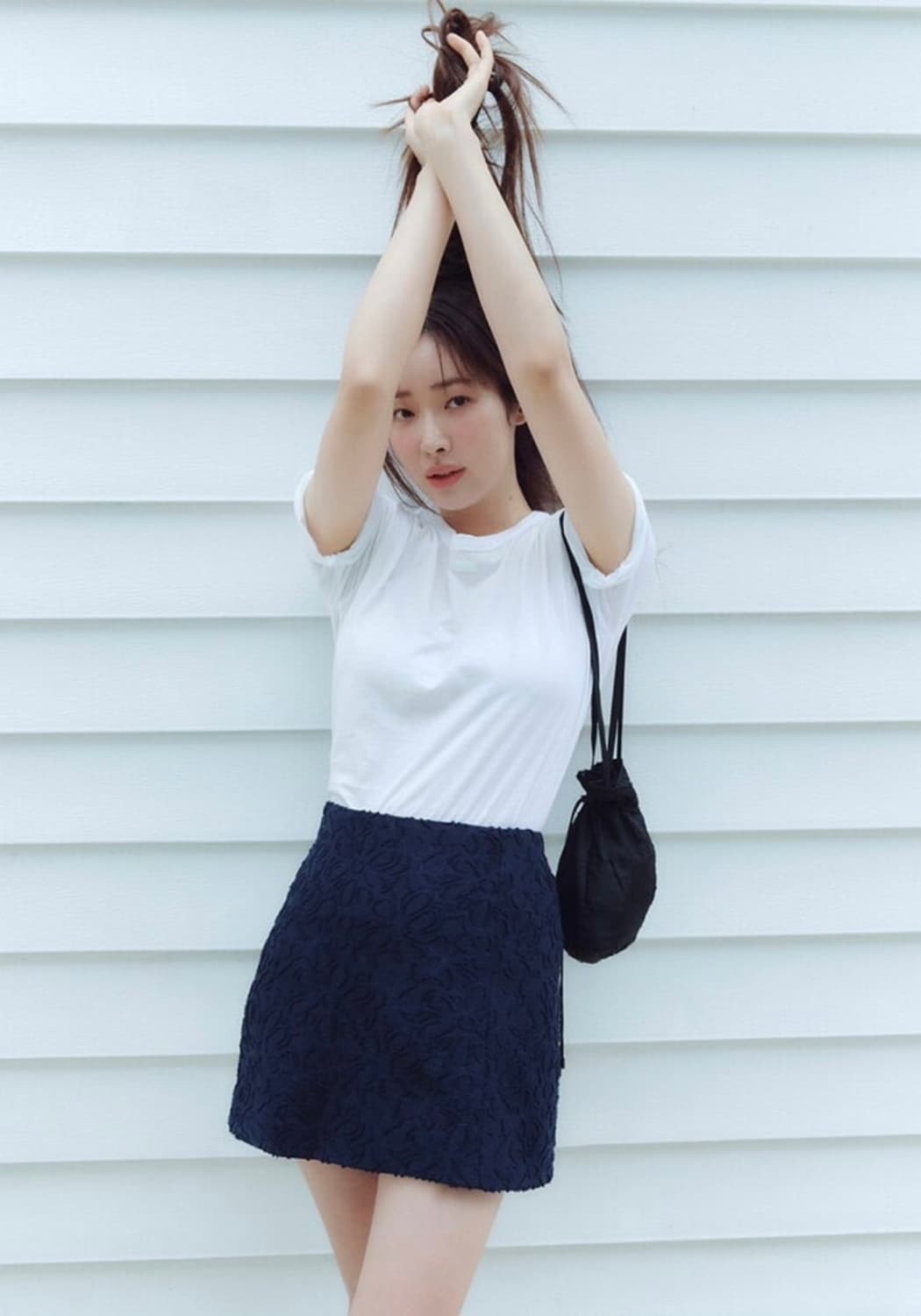 [차정원 착용] 그로브 Stoney Skirt 네이비 S 상품이미지3