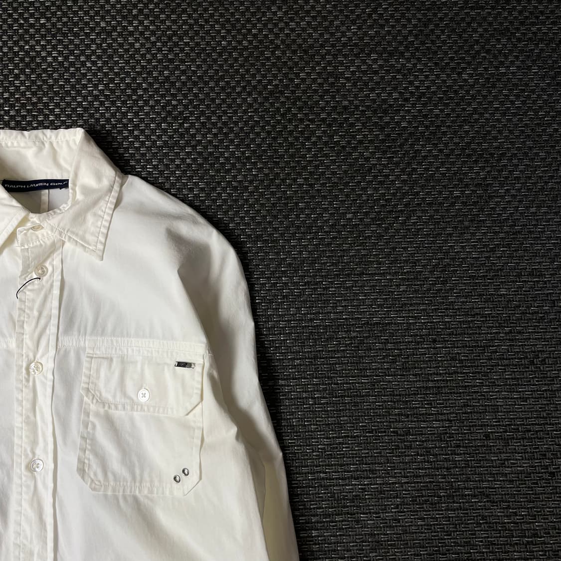 폴로랄프로렌 골프 아이보리 투포켓 긴팔 셔츠 상품이미지3