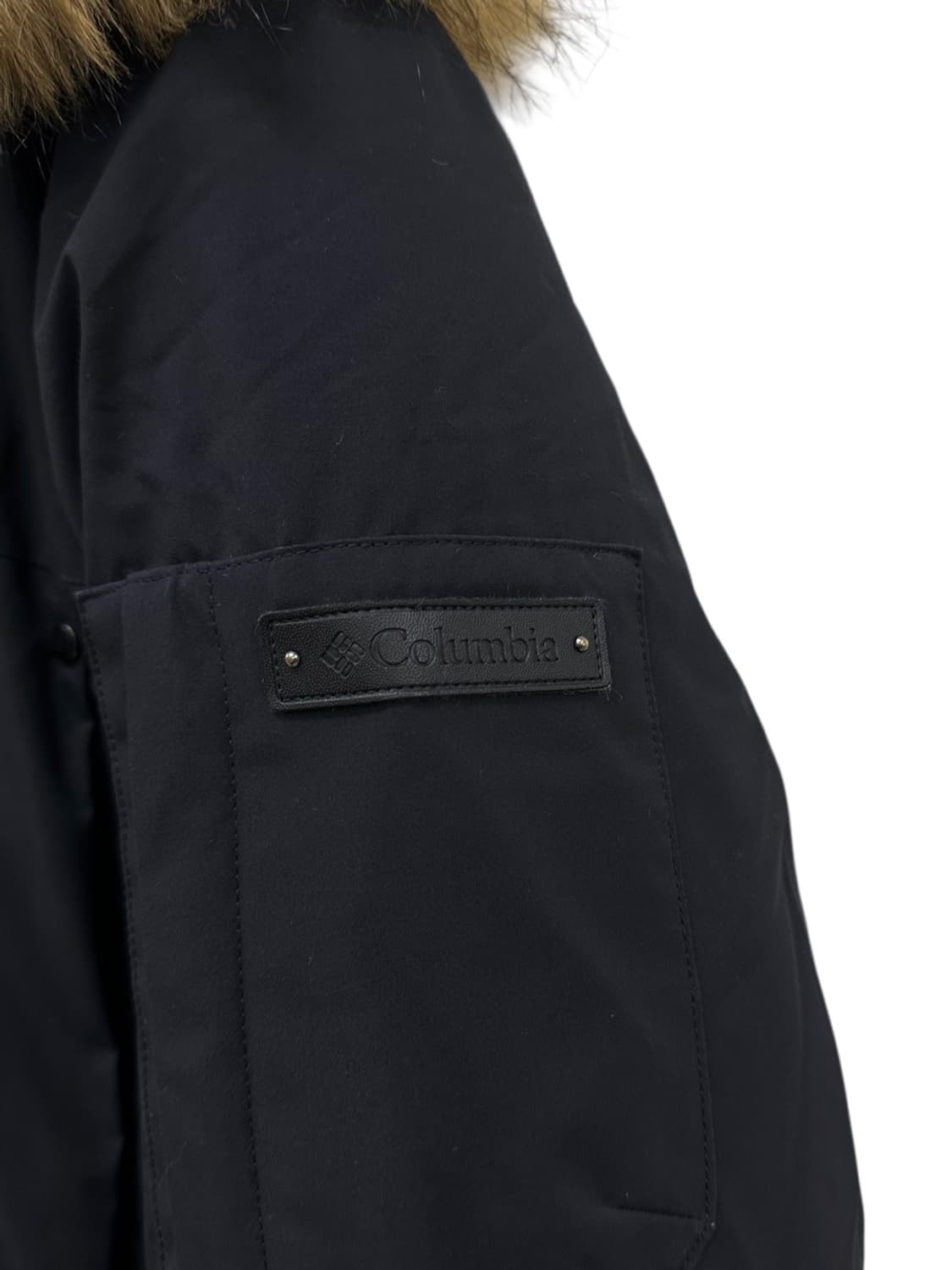 컬럼비아 구스다운 야상패딩 네이비 (L) 상품이미지4