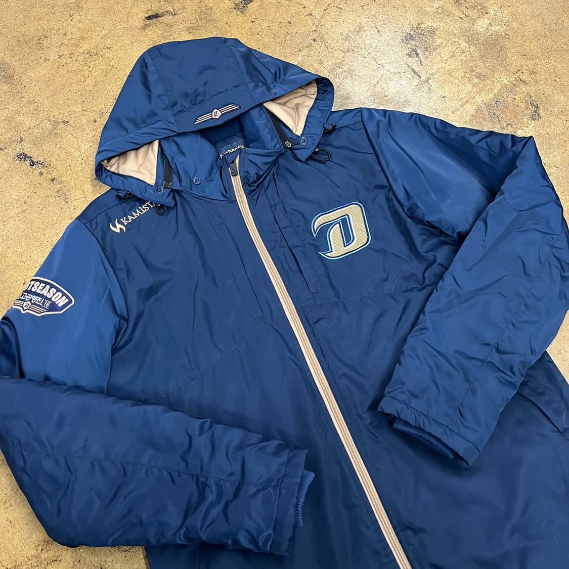 [M] 엔씨 다이노스 후드 바람막이 네이비 b17 상품이미지1