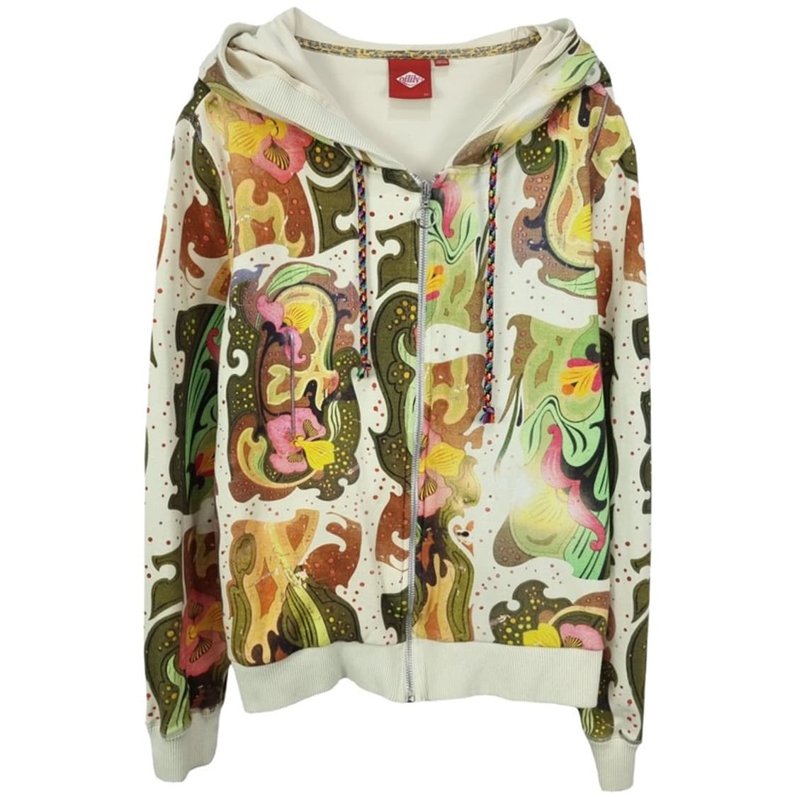 [오일릴리] 멀티 그래픽 패턴 오버핏 후드 집업 P01581 상품이미지2