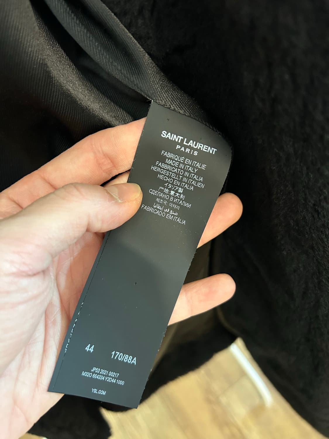 생로랑 21FW 퍼 더플코트 상품이미지7