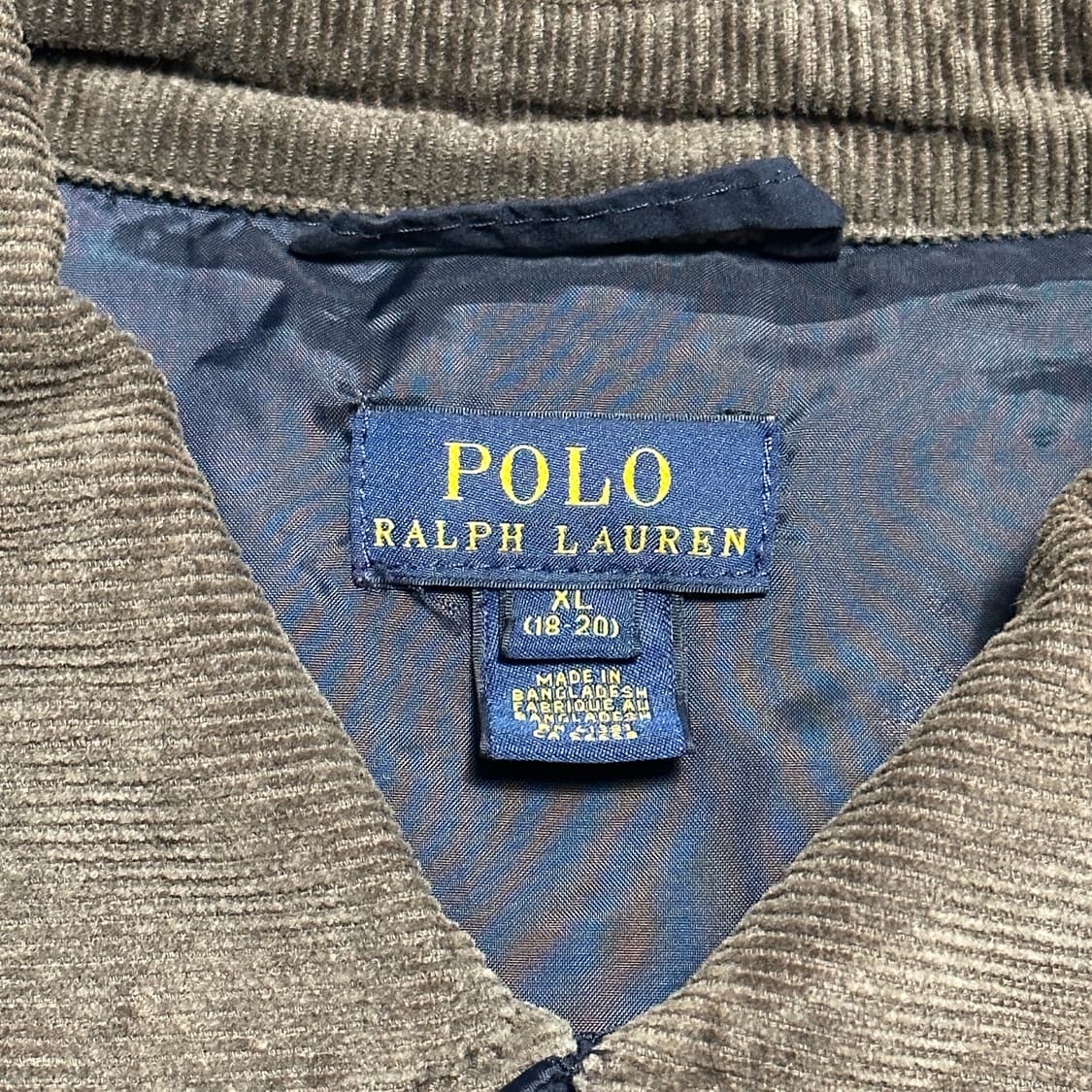 XL 폴로랄프로렌 포니자수 네이비 퀼팅 상품이미지4