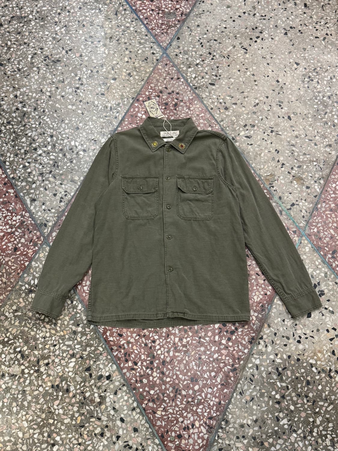 레미릴리프 플라워 밀리터리 셔츠 (2XL) 상품이미지1