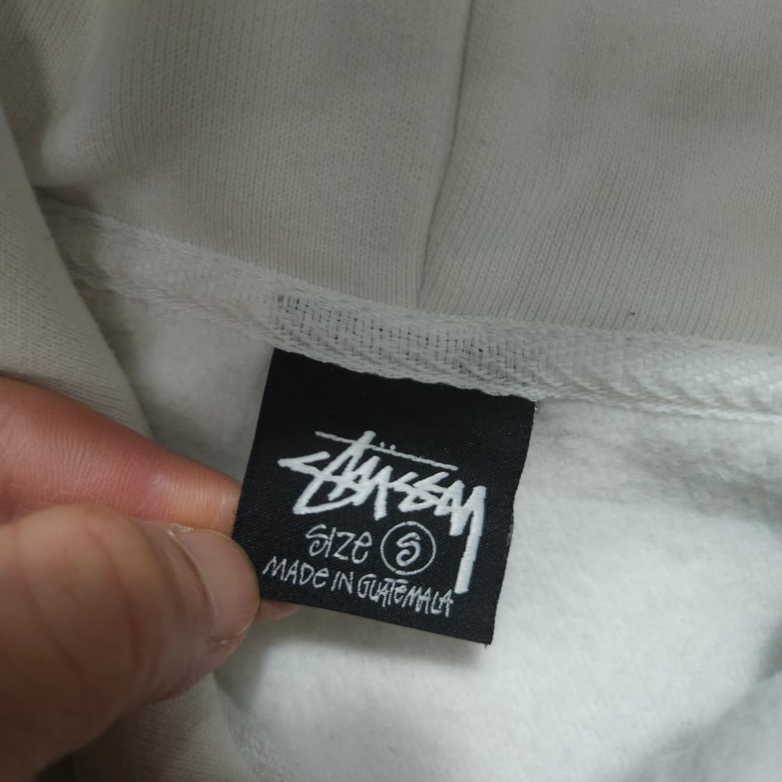 스투시 빅스탁로고 후드 집업 S 상품이미지5