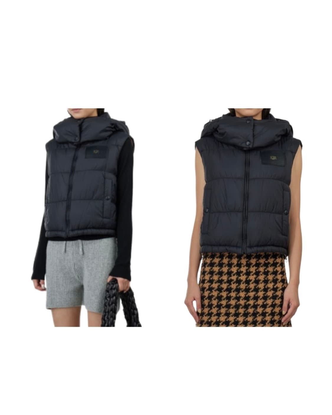 [N°21] 컬렉션 패딩 조끼 베스트 / 블랙 상품이미지4