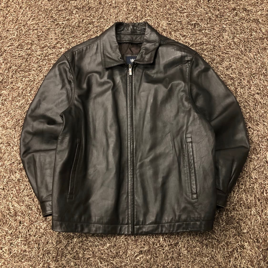 인디안 양가죽 봄버 레더 가죽 자켓 상품이미지1