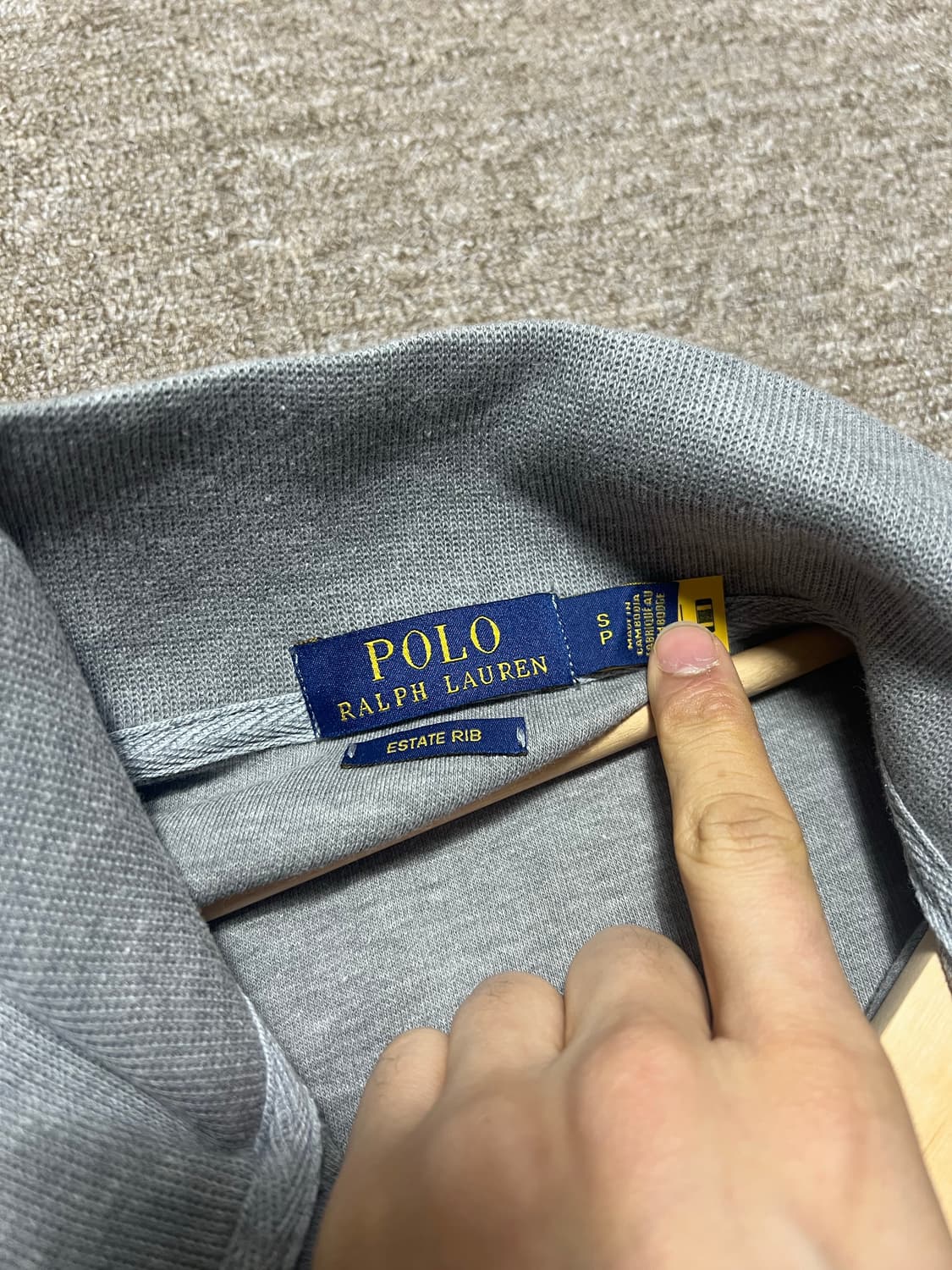 정품) 폴로 랄프로렌 하프집업 S 상품이미지4