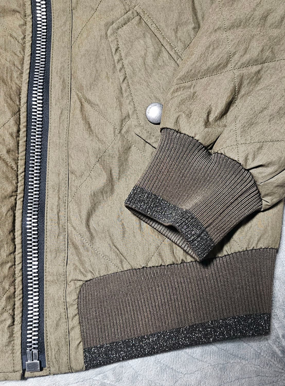 코치 리버시블 퀼팅 봄버 자켓 상품이미지2