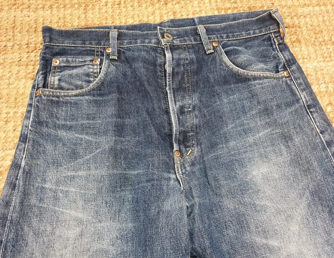 90s LEVIS 702 신치백 셀비지 데님 상품이미지3