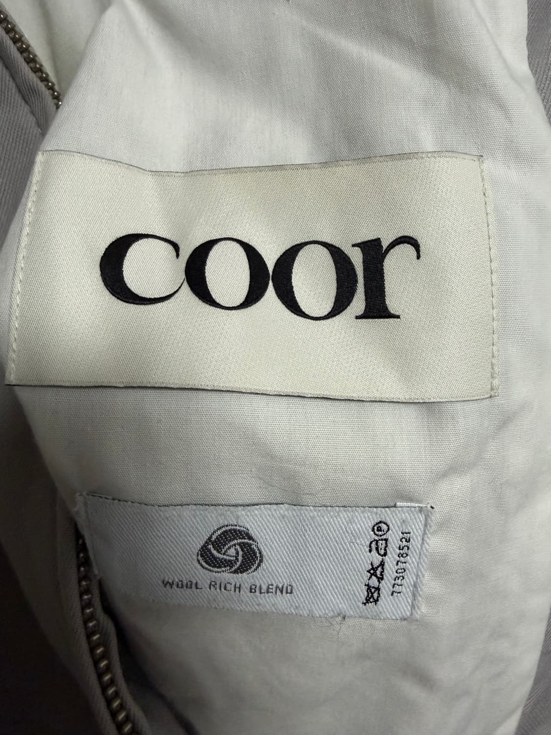 쿠어 울 블루종 미디엄 그레이 상품이미지4