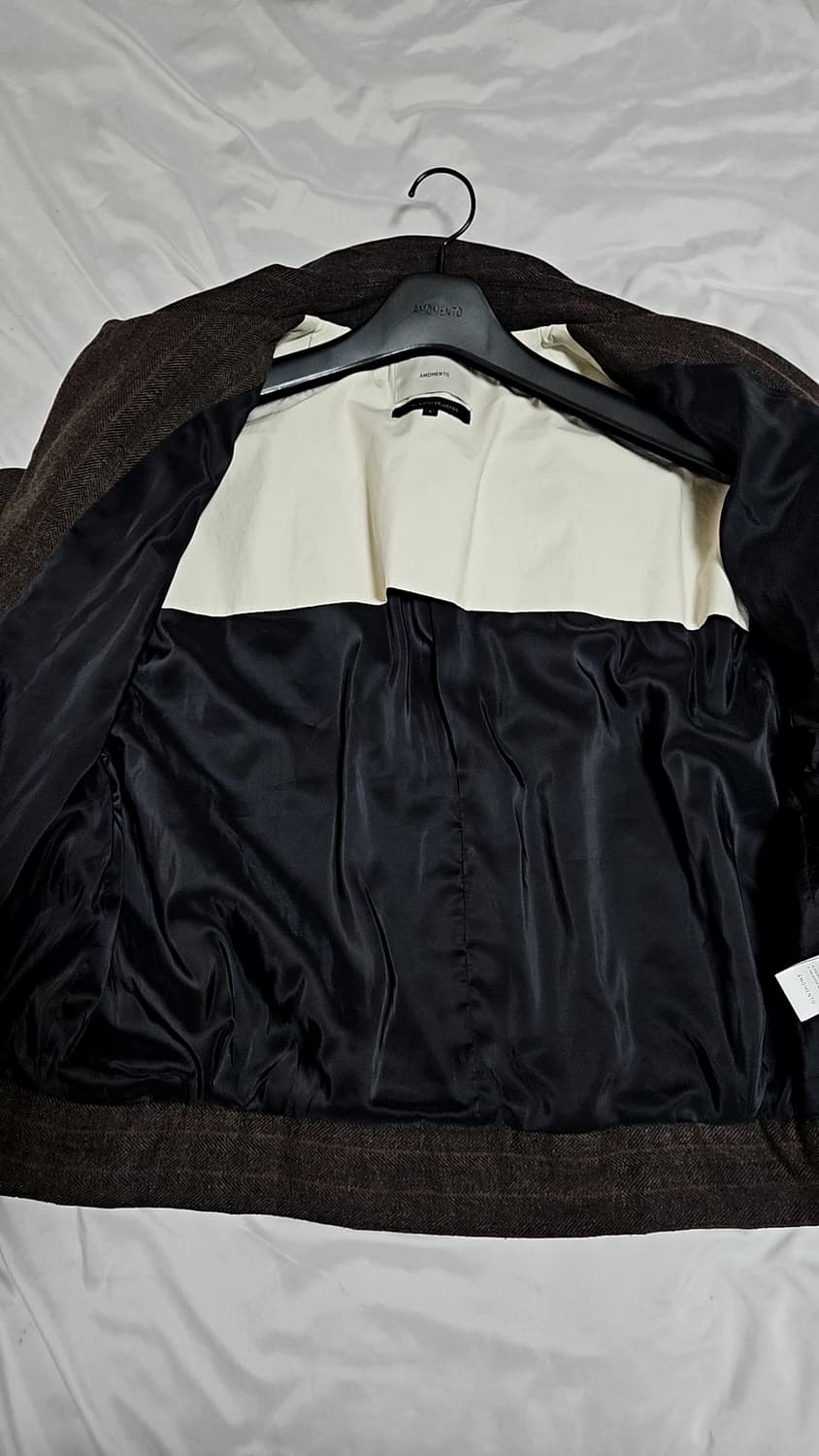 아모멘토 23FW 울 마틴 스트라이프 셋업 판매 상품이미지4