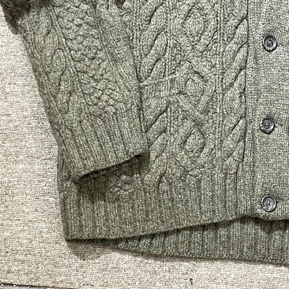 (XXL) POLO 폴로 랄프로렌 숄 카라 케이블 니트 가디건 상품이미지5