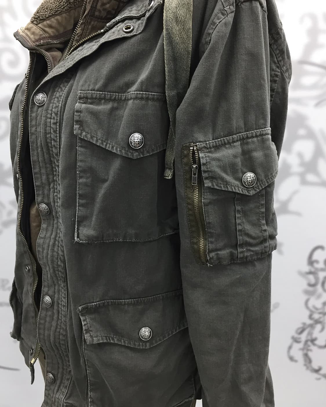 Y2K Grunge Utility Jacket 상품이미지3