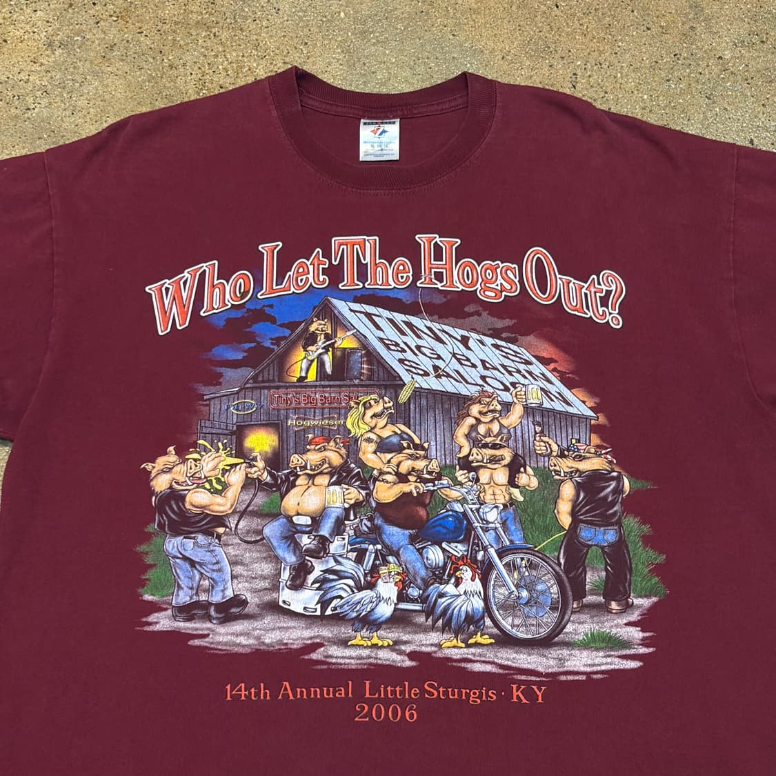 90s Made in USA 미국 빈티지 러셀 링거티 반팔티 상품이미지3