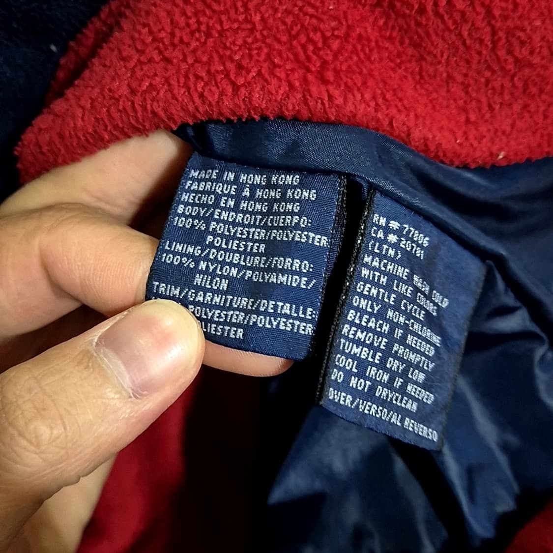 Tommy Hilfiger 토미힐피거 빅 로고 플리스 자켓 상품이미지8