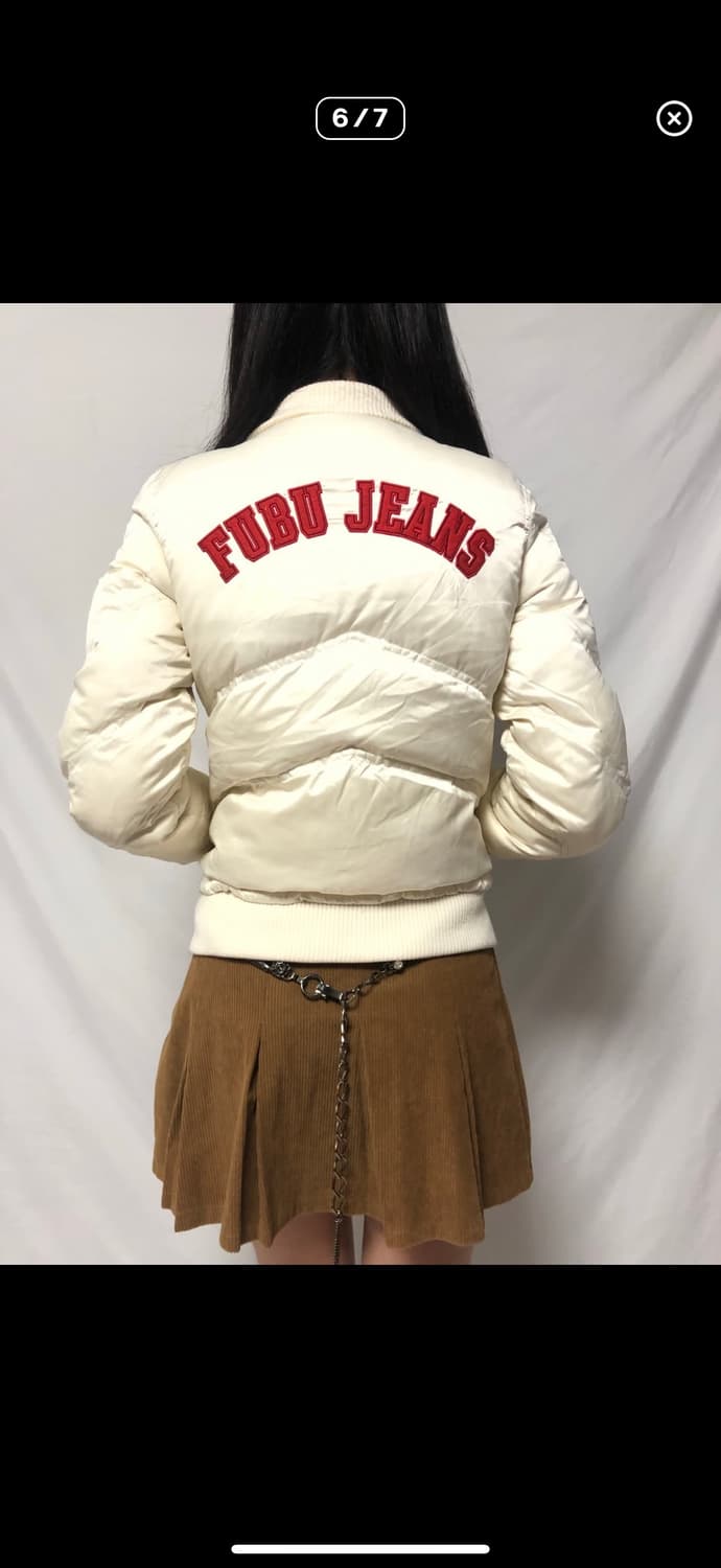 빈티지 푸부 화이트 패딩 상품이미지2