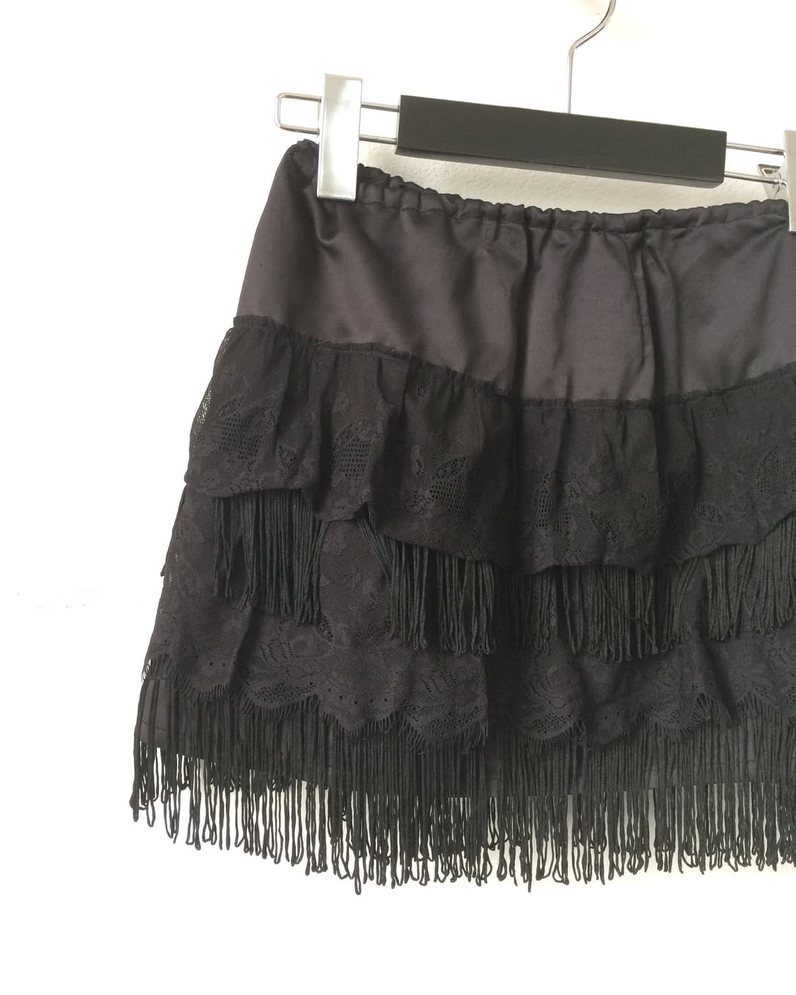 Fringe lace layer mini skirt 상품이미지2