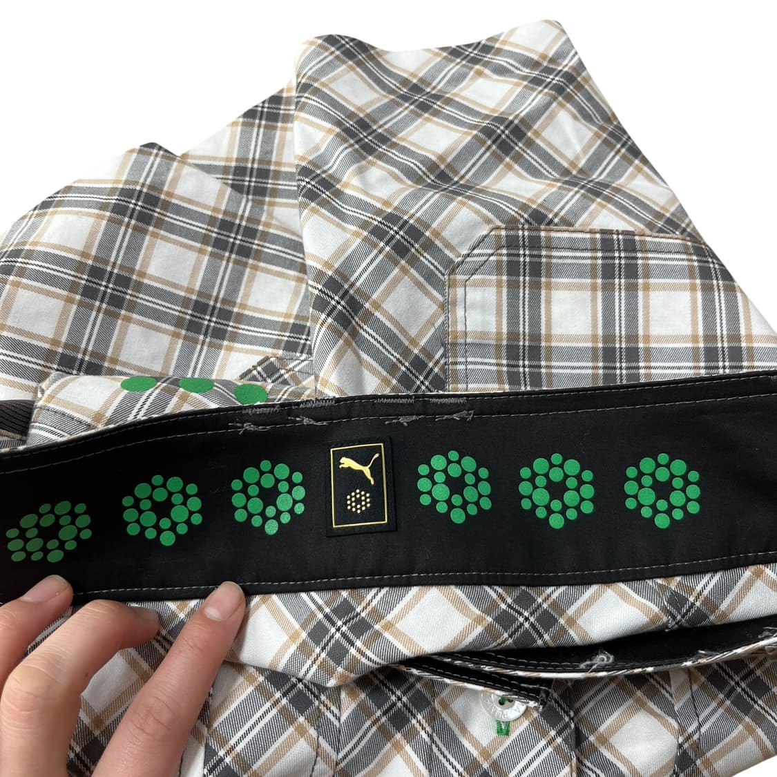 푸마 체크 플리츠 골프 스커트 테니스스커트M 상품이미지7