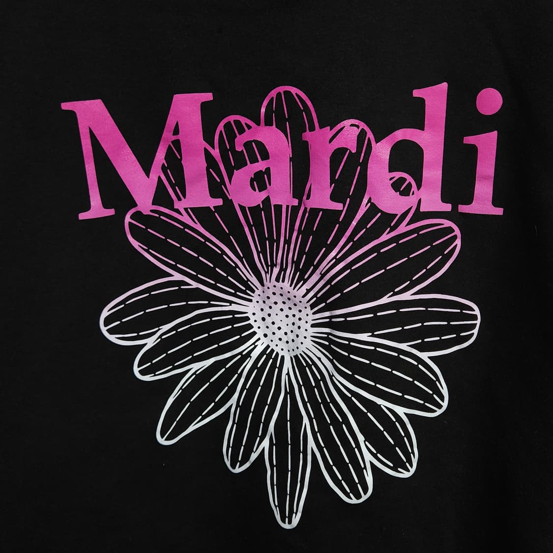 L ) 마르디 메크르디 플라워 그라데이션 맨투맨 상품이미지5