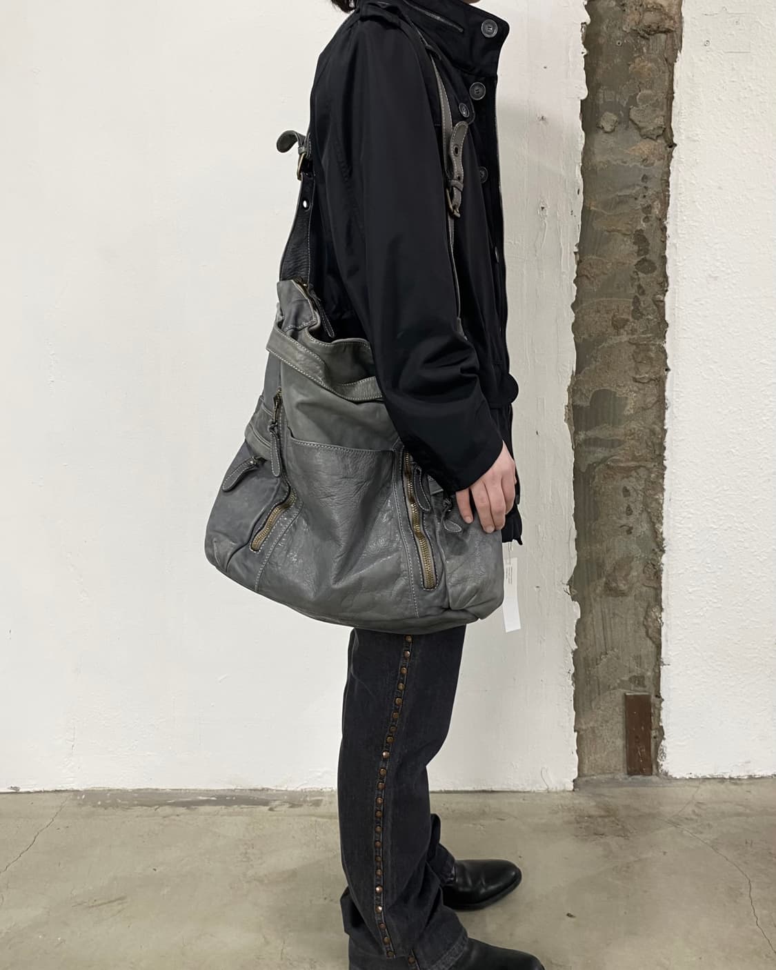 조르지오 브라토 레더 투웨이 백 상품이미지1