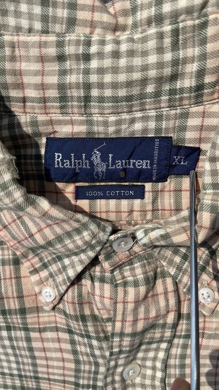 POLO RALPH LAUREN 빈티지코튼로고체크셔츠 상품이미지6