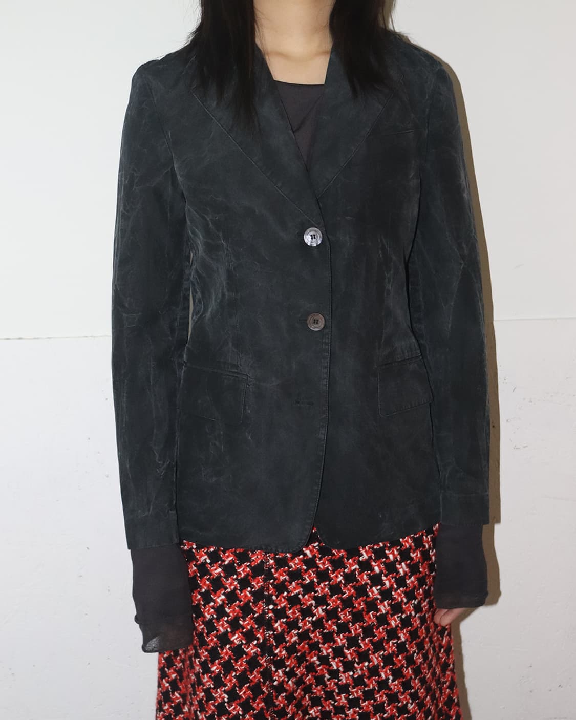 구찌 by 톰 포드 워시드 실크 블렌드 자켓 상품이미지3