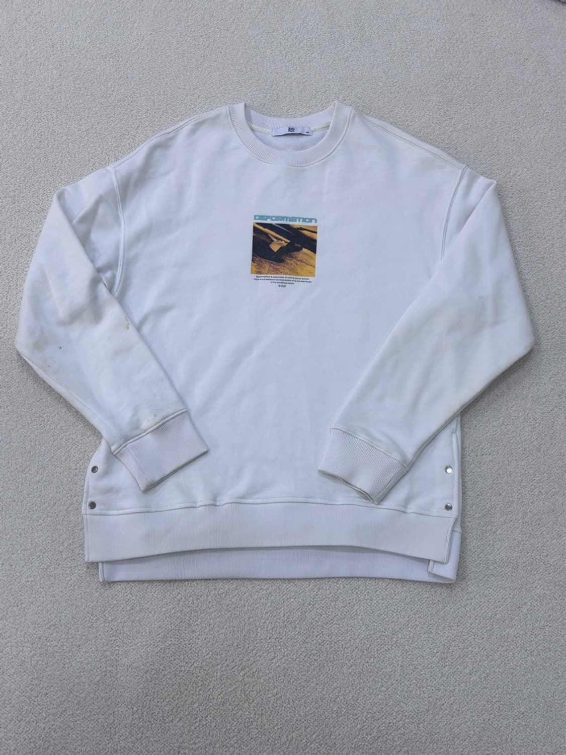 100 지오송지오 맨투맨 티셔츠 0306E 상품이미지1